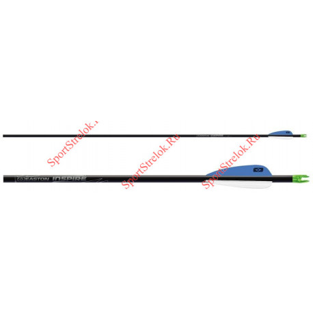 Стрелы Easton CARBON INSPIRE 630 WITH 2.3" VANES,GLUED POINT 30.50"LONG 12/BULK